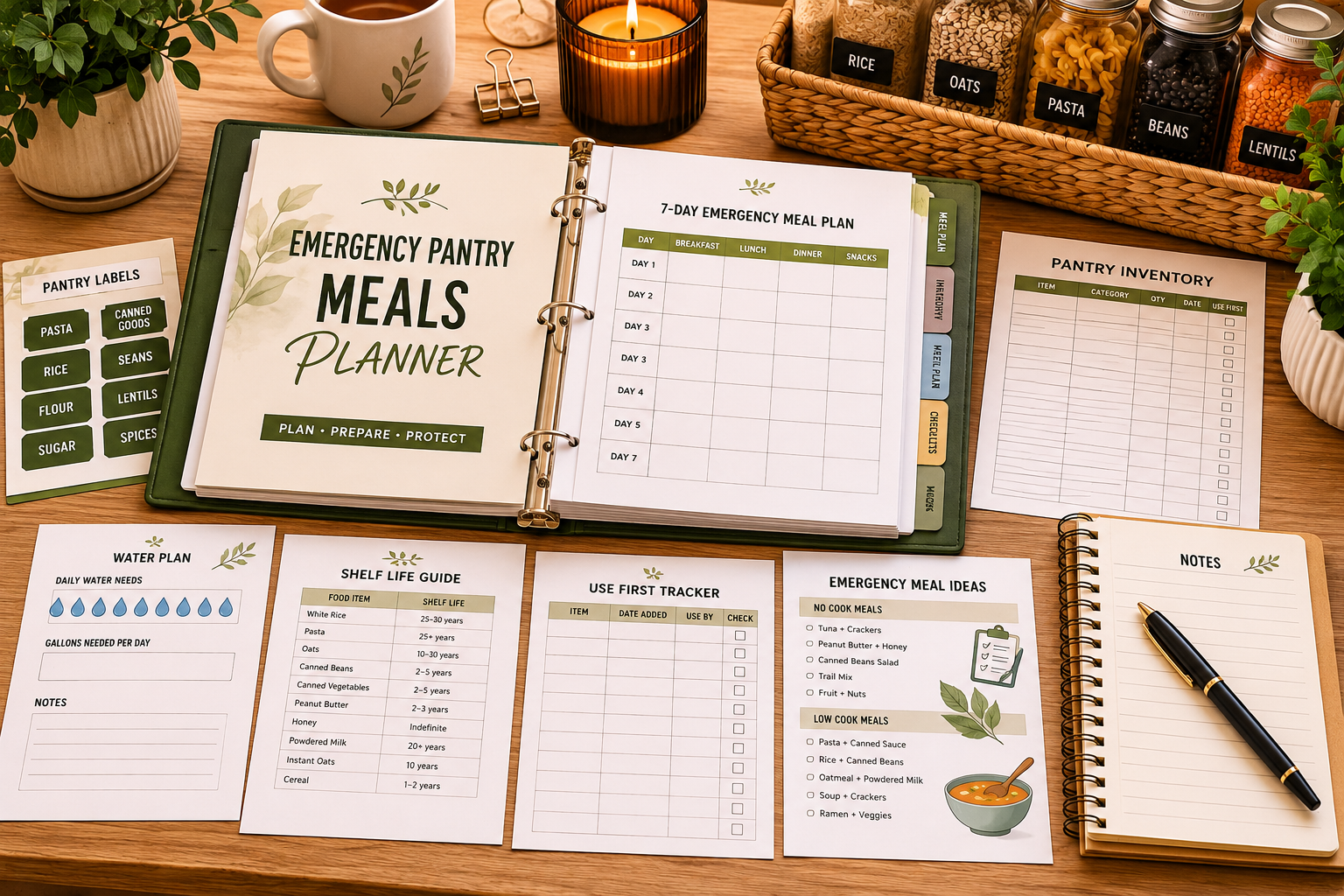 Emergency Pantry Printable Toolkit